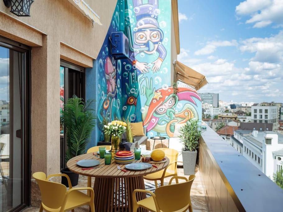 Appartamento Terrasse Des Plongeurs Bucarest Esterno foto